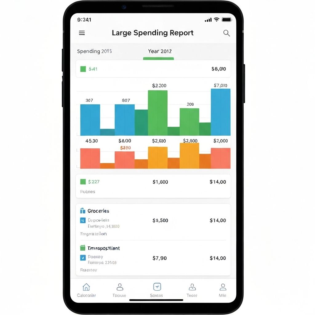 Calculator showing massive Amazon spending over years