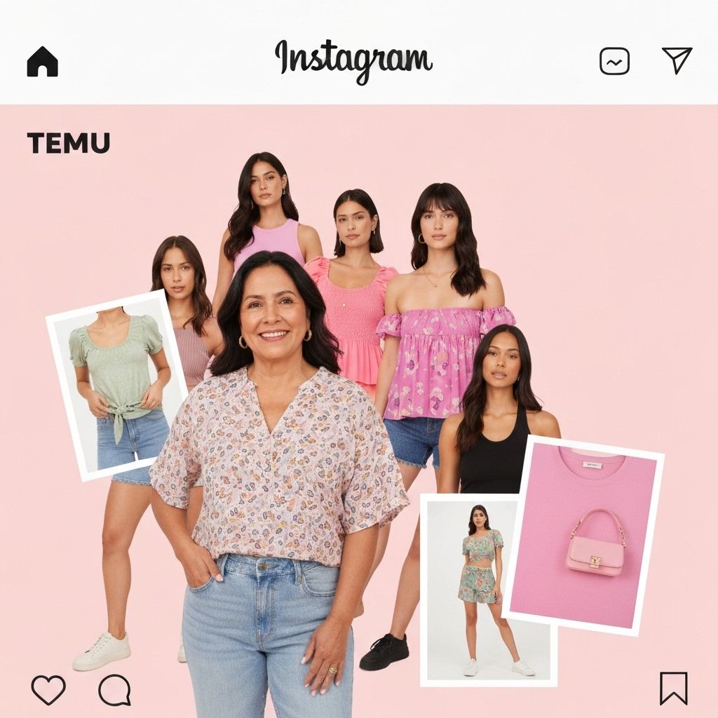 Screenshot of polished Instagram ad for wireless charger