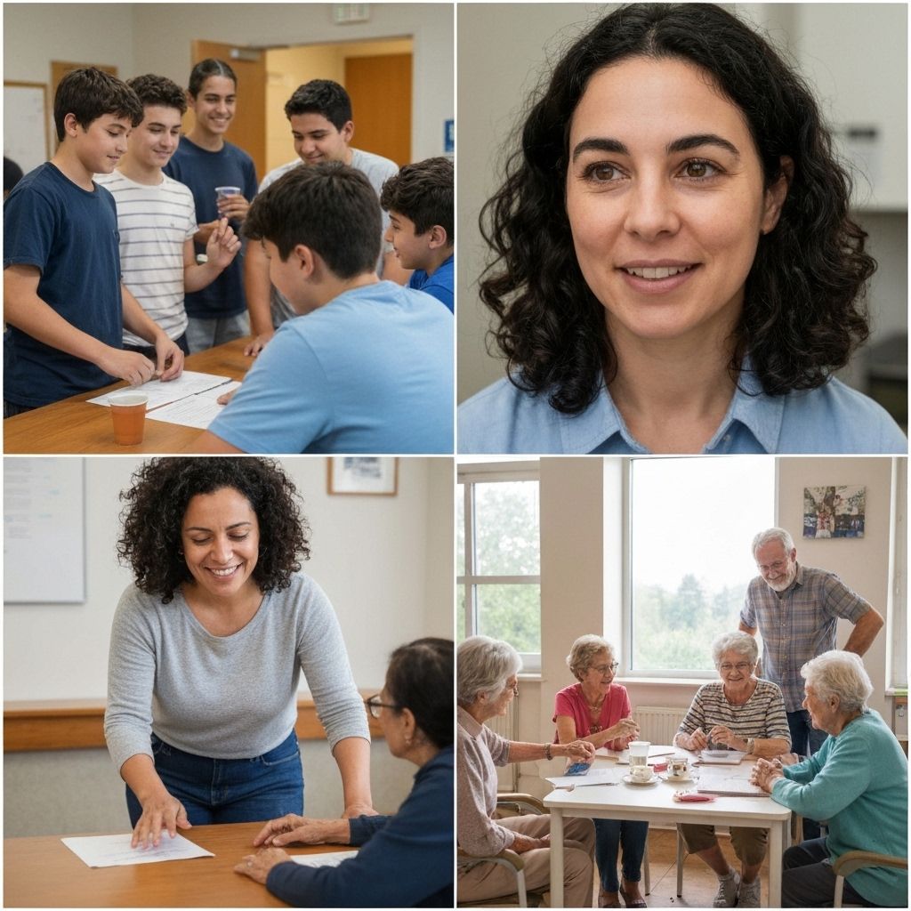 Rachel building community connections